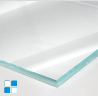 Закаленное осветленное стекло Optiwhite